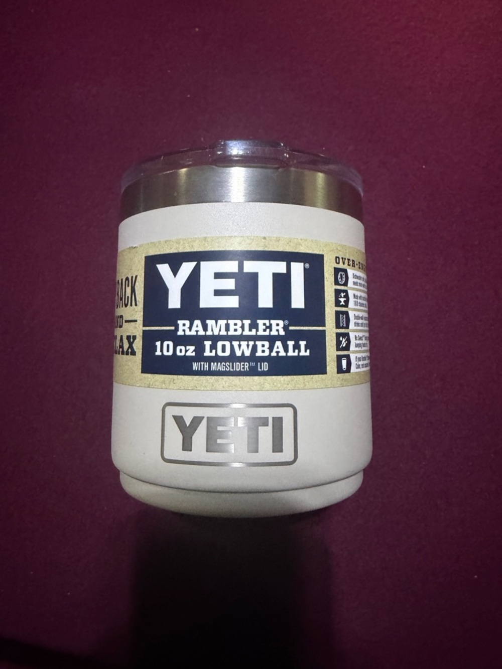 Yeti Rambler Lowball Tumbler - NWT CAPE TAUPE